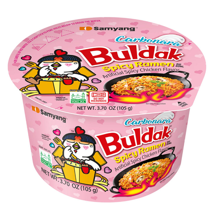 Samyang Buldak Ramen Spicy Chicken Carbonara Flavor