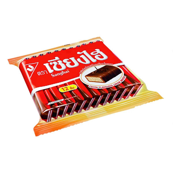 Sanghai Chocolate Flavoured Cream Wafers