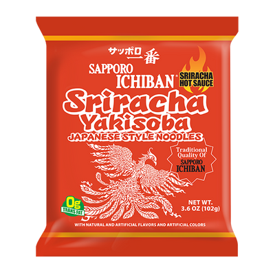 Sapporo Ichiban Sriracha Yakisoba Japanese Style Noodles