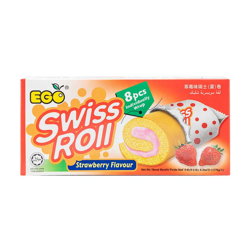 Ego Swiss Roll Strawberry Flavor