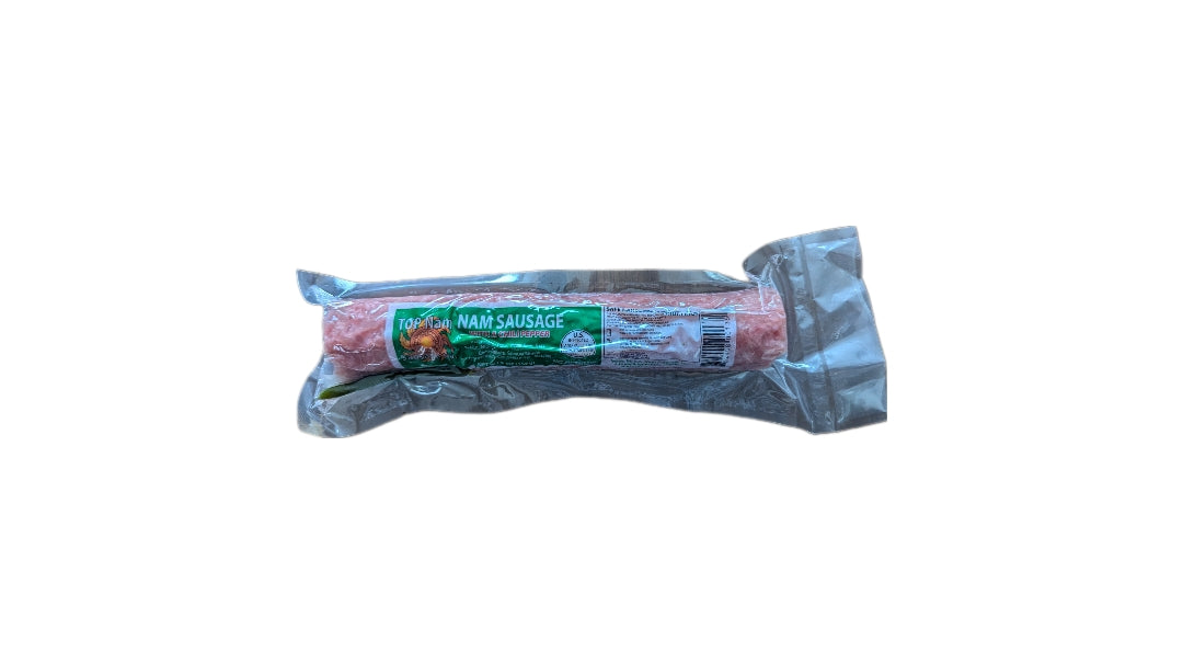 TOP Nam Sausage with Chili Pepper 9 oz (large), Lao Cuisine