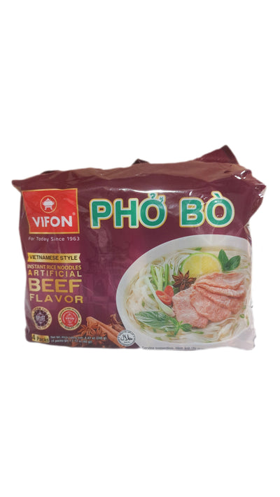 Vifon Instant Rice Noodles Pho Bo Beef Flavour