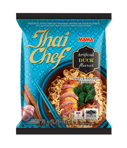 Mama Thai Chef Instant Noodles Artificial Duck Flavor