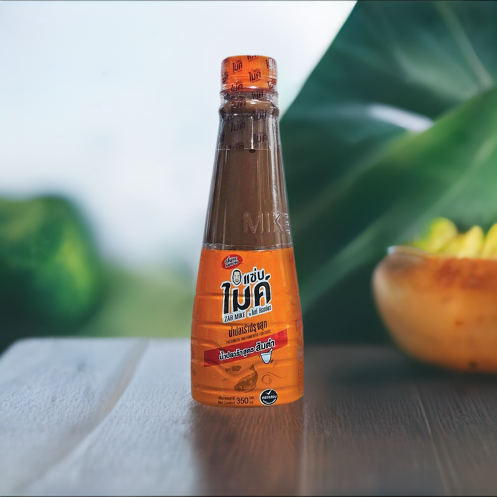 Zab Mike Pasteurized Fermented Fish Sauce, Papaya Salad Formula 
