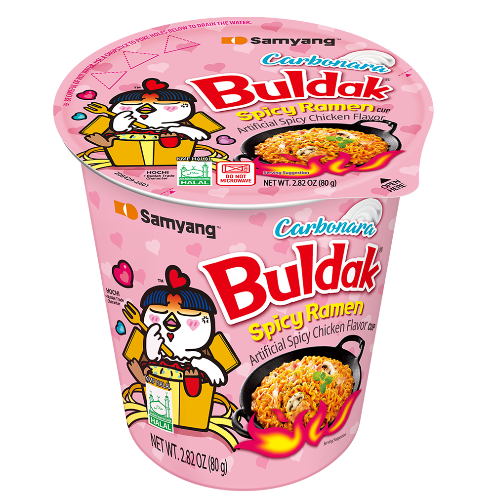 Samyang Buldak Ramen Spicy Chicken Carbonara Flavor