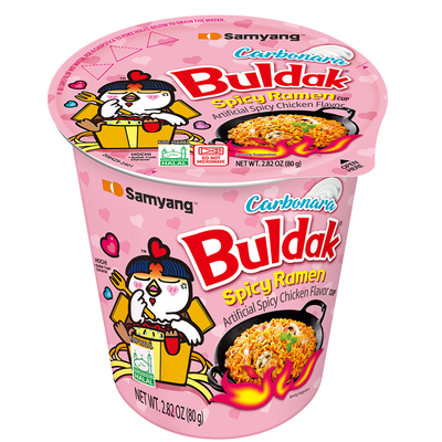 Samyang Buldak Ramen Spicy Chicken Carbonara Flavor