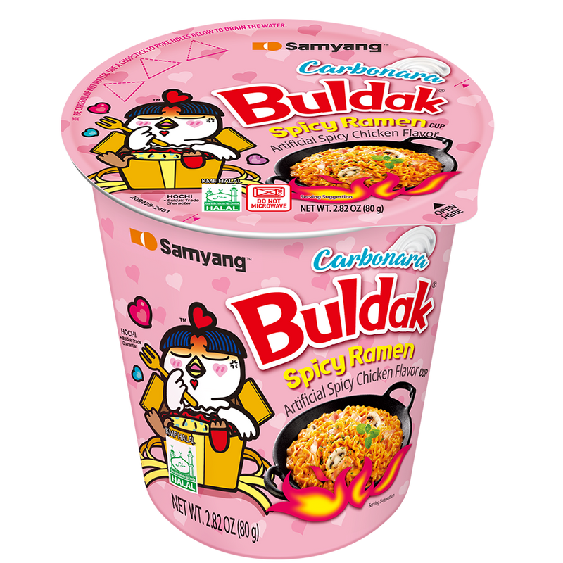 Samyang Buldak Ramen Spicy Chicken Carbonara Flavor