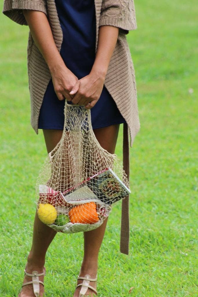 JungleVine® Lao Market Handmade Mesh Net Bag