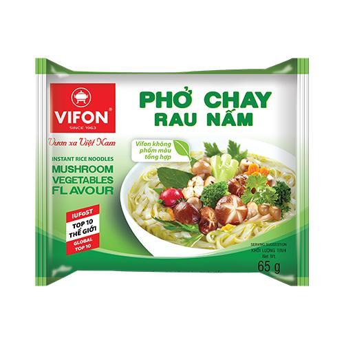 Vifon Instant Rice Noodles Mushroom Vegetables Flavour