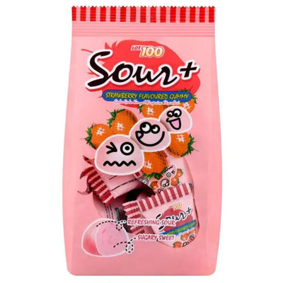 Cocoaland Lot 100 Sour Strawberry Gummy