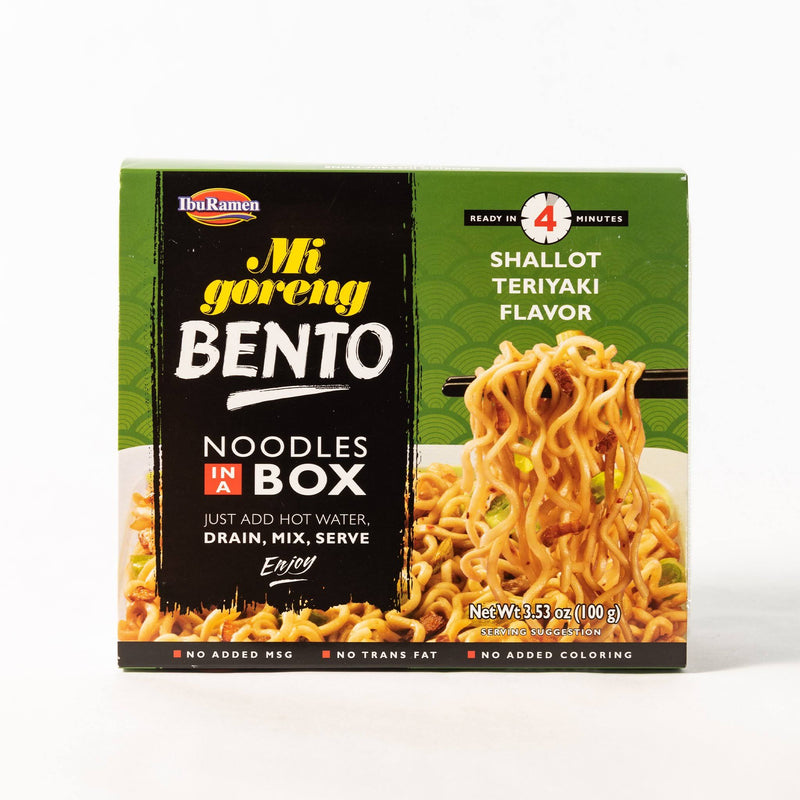 IbuRamen Mi Goreng Bento Noodles in a Box Shallot Teriyaki Flavor