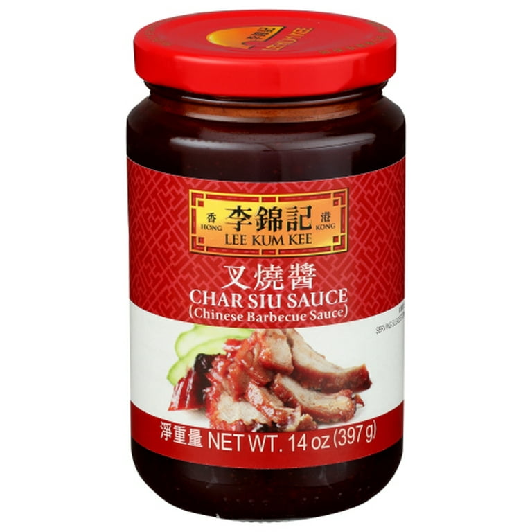 Jar of Lee Kum Kee Char Siu Sauce on a white background