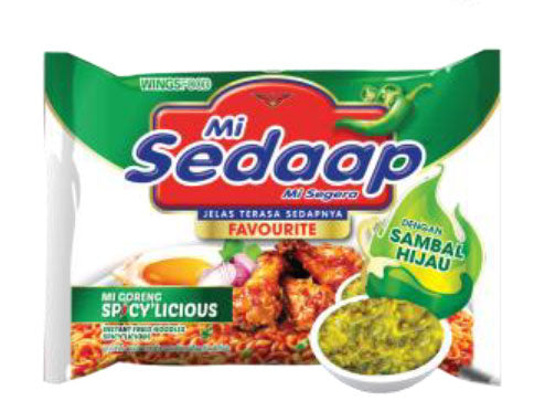 Wingsfood Mi Sedaap Spicylicious Sambal Hijau Flavor