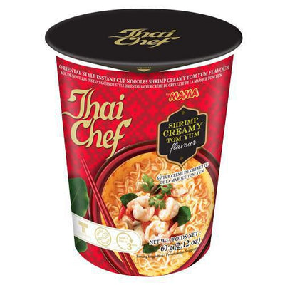 Mama Thai Chef Instant Noodles Shrimp Creamy Tom Yum Flavor