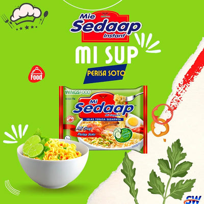 Wingsfood Mi Sedaap Mi Sup Perisa Soto Flavor