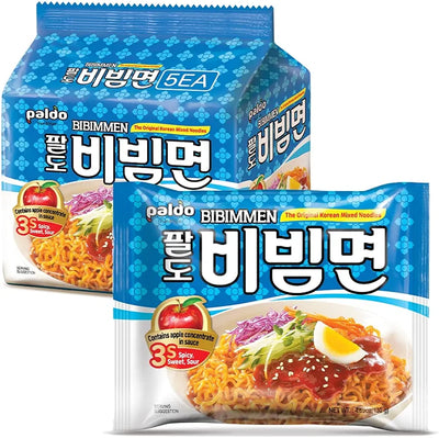 Paldo Bibimmen Korean Mixed Noodles, 4 Packs | SouthEATS