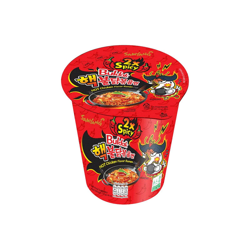 Samyang Buldak 2x Spicy Artificial Spicy Chicken Flavor Ramen