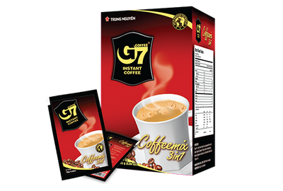 Trung Nguyen G7 3 in 1 Instant Coffee Mix, box | SouthEATS