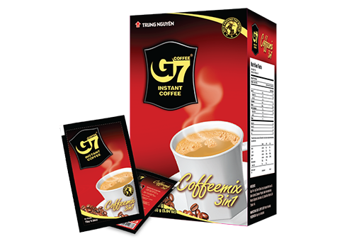 Trung Nguyen G7 3 in 1 Instant Coffee Mix, box | SouthEATS