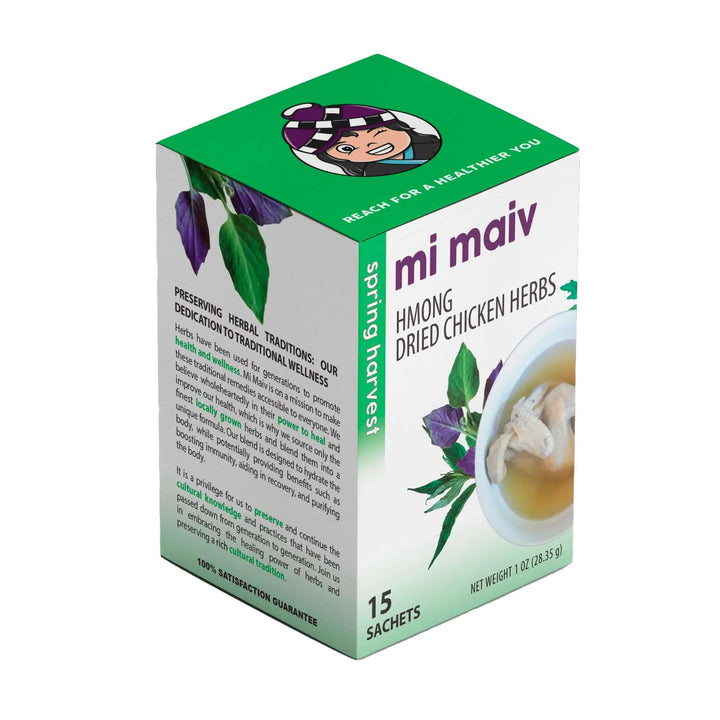 Mi Maiv Hmong Dried Chicken Herbs Spring Harvest