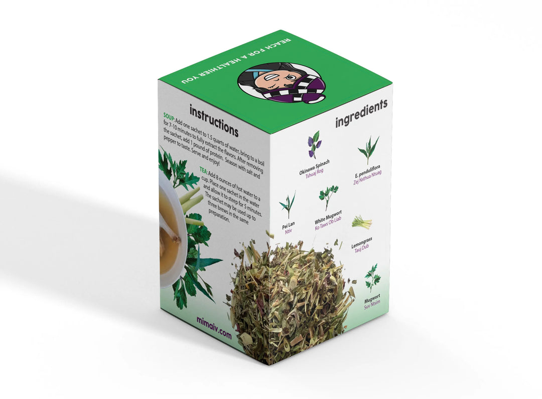 Mi Maiv Hmong Dried Chicken Herbs Spring Harvest