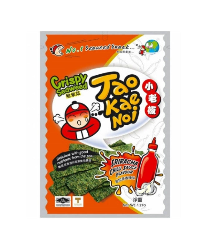 Tao Kae Noi Crispy Seaweed Sriracha Chilli Sauce Flavor