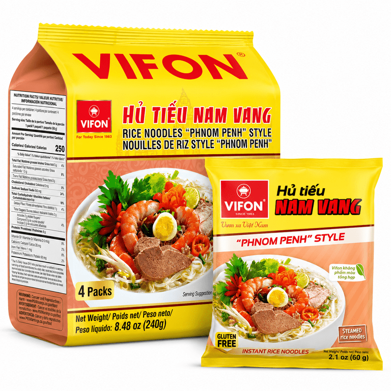 Vifon Instant Rice Noodles Phnom Penh Style