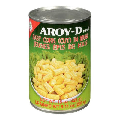 Aroy-D Baby Corn Cut in Brine