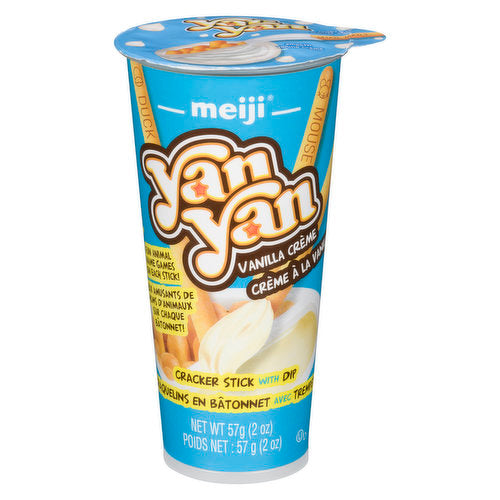 Meiji Yan Yan Vanilla Creme Cracker Stick with Dip