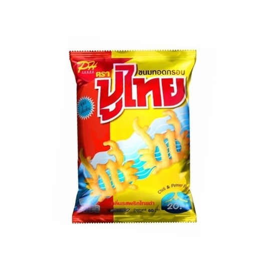 Pu-Thai Crispy Wheat and Tapioca Snack Black Pepper Flavor