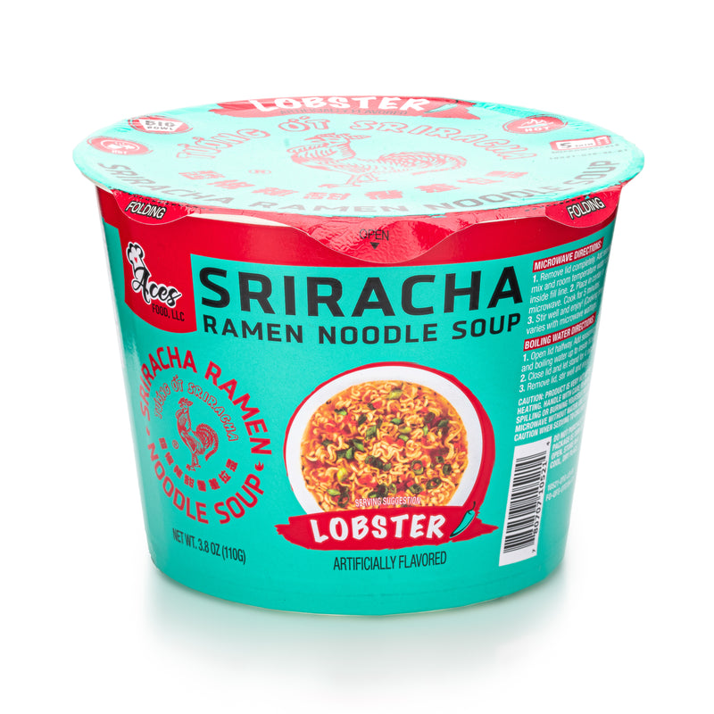 Sriracha Ramen Noodle Soup Lobster