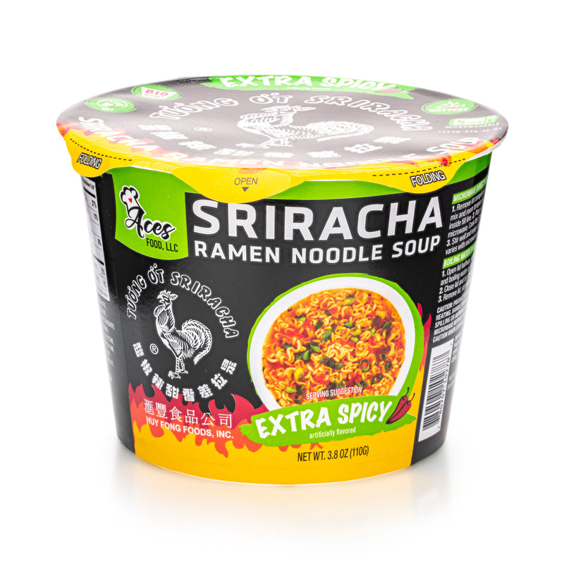 Sriracha Ramen Noodle Soup Extra Spicy