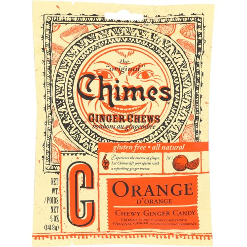 Chimes Ginger Chews Orange Flavor