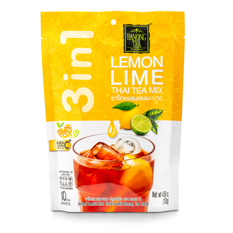 Ranong Tea 3 in 1 Lemon Lime Thai Tea Mix