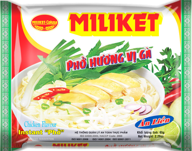 Miliket Pho Huong Vi Ga Instant Pho Chicken Flavor