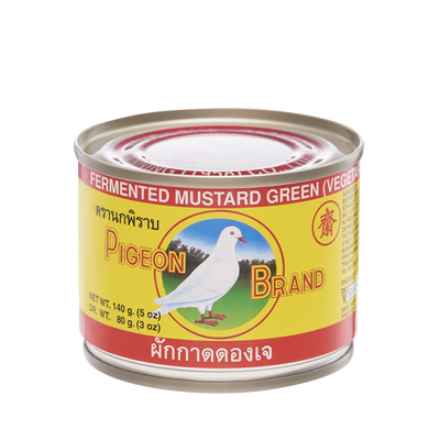 Pigeon Brand Fermented Vegetarian Green Mustard in Soy Sauce