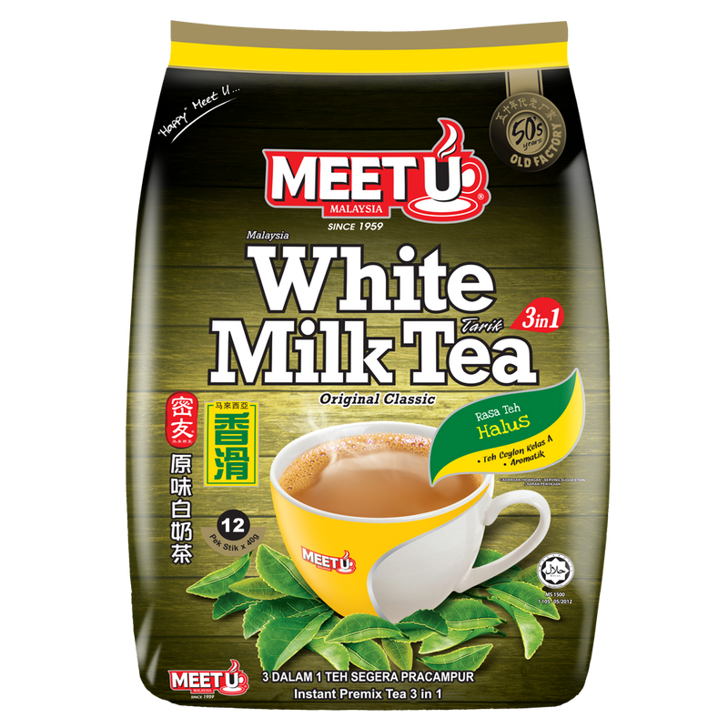 Meet U Malaysia 3 in 1 White Milk Tea Original Classic