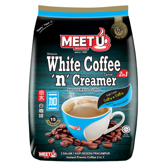 Meet U Malaysia 2 in 1 White Coffee &