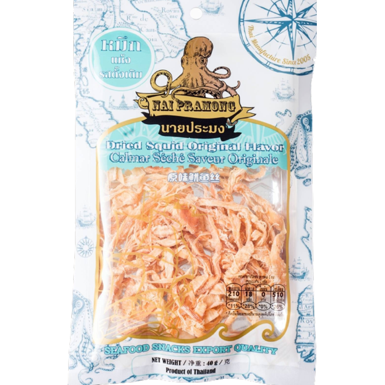 Nai Pramong Dried Squid Original Flavor