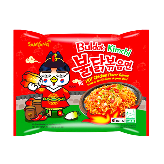 Samyang Kimchi Buldak Artificial Spicy Chicken Flavor Ramen