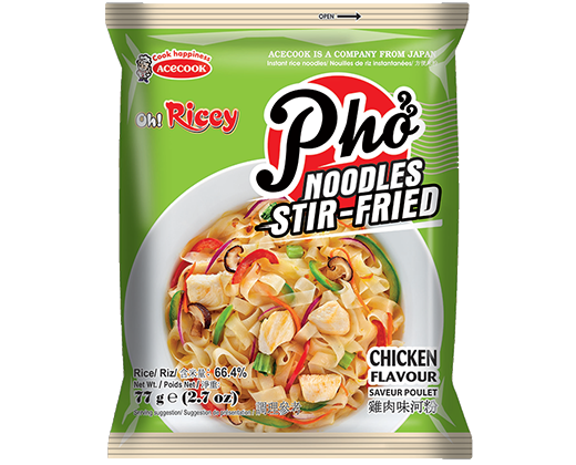Acecook Oh! Ricey Pho Noodles Stir-Fried Chicken Flavour