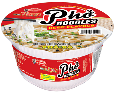 Acecook Oh! Ricey Pho Noodles Beef Flavor
