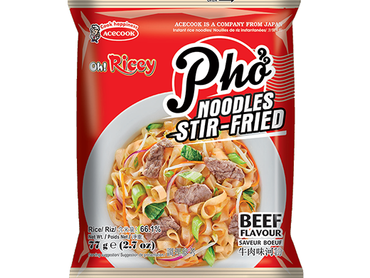 Acecook Oh! Ricey Pho Noodles Stir Fried Beef Flavor