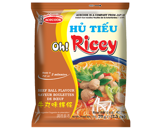 Acecook Oh! Ricey Hu Tieu Beef Ball Flavour