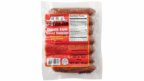 Kam Yen Jan Chinese Style Sweet Sausage Made with Pork & Chicken