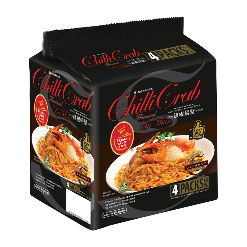 Prima Taste Chili Crab Flavored La Mian Noodles