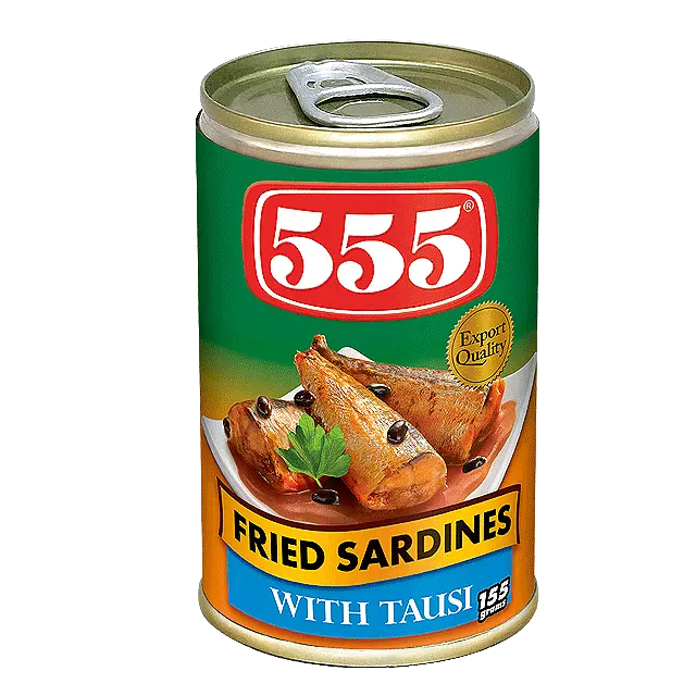555 Fried Sardines in Tausi (Black Beans)