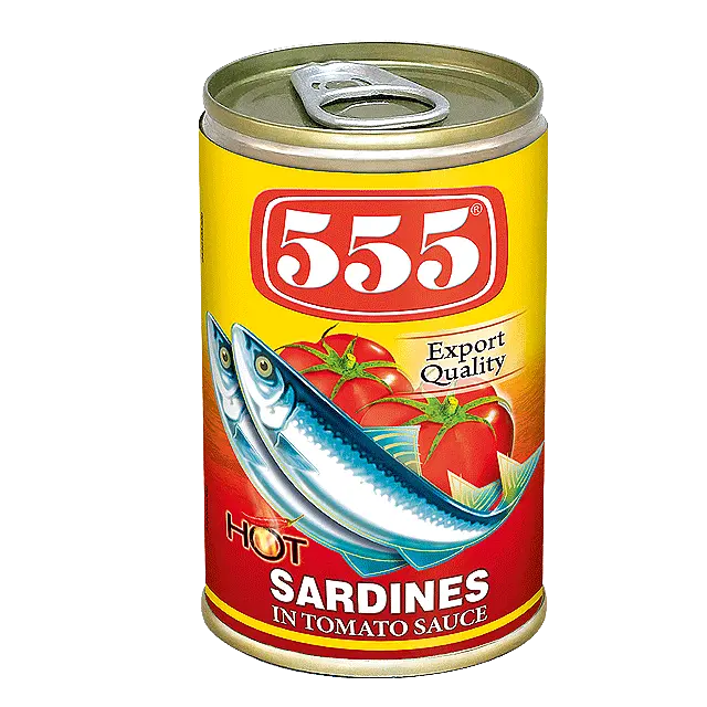 555 Hot Sardines in Tomato Sauce