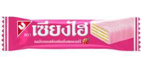 Sanghai Strawberry Flavoured Cream Wafers