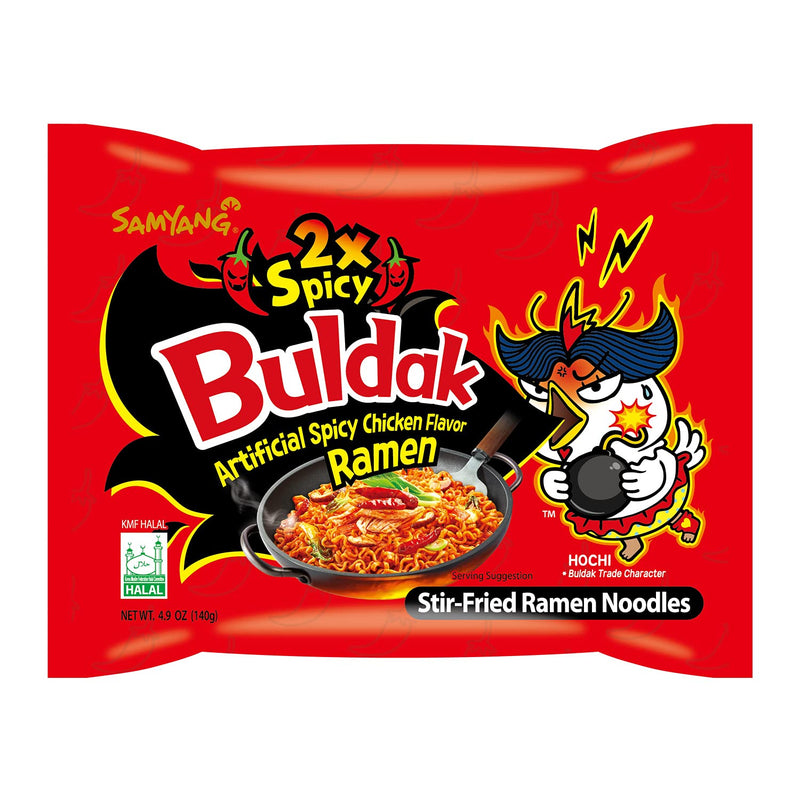 Samyang Buldak 2x Spicy Artificial Spicy Chicken Flavor Ramen